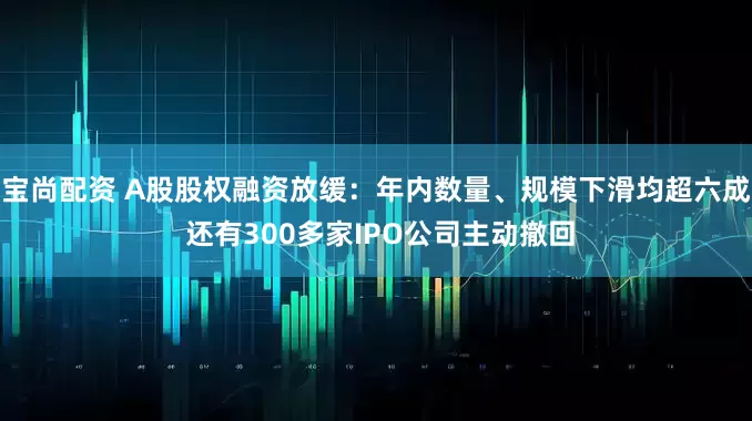 宝尚配资 A股股权融资放缓：年内数量、规模下滑均超六成 还有300多家IPO公司主动撤回