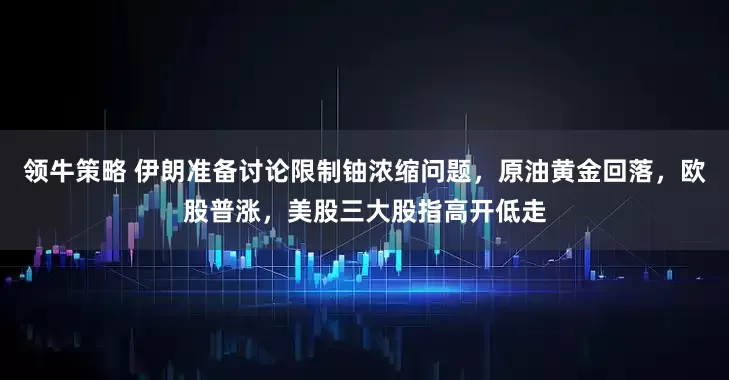 领牛策略 伊朗准备讨论限制铀浓缩问题，原油黄金回落，欧股普涨，美股三大股指高开低走